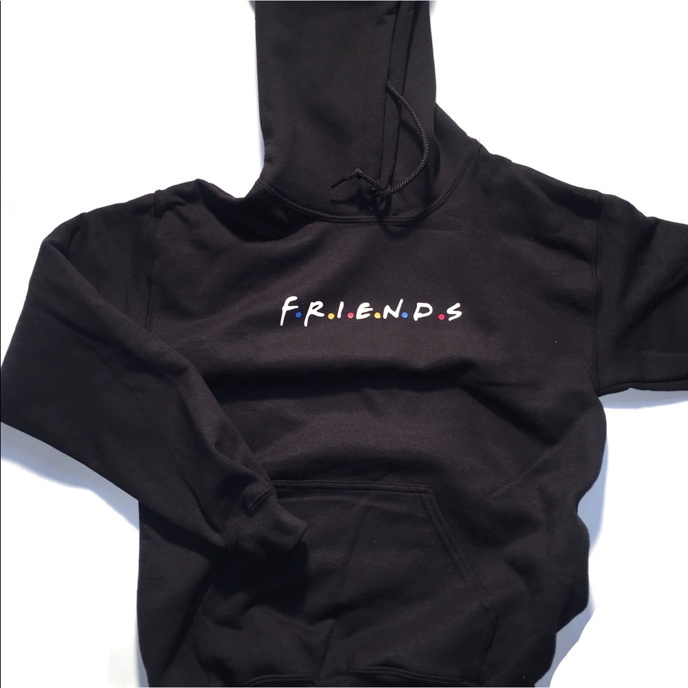 NWT Forver 21 Black friends hoodie - Picture 1 of 4